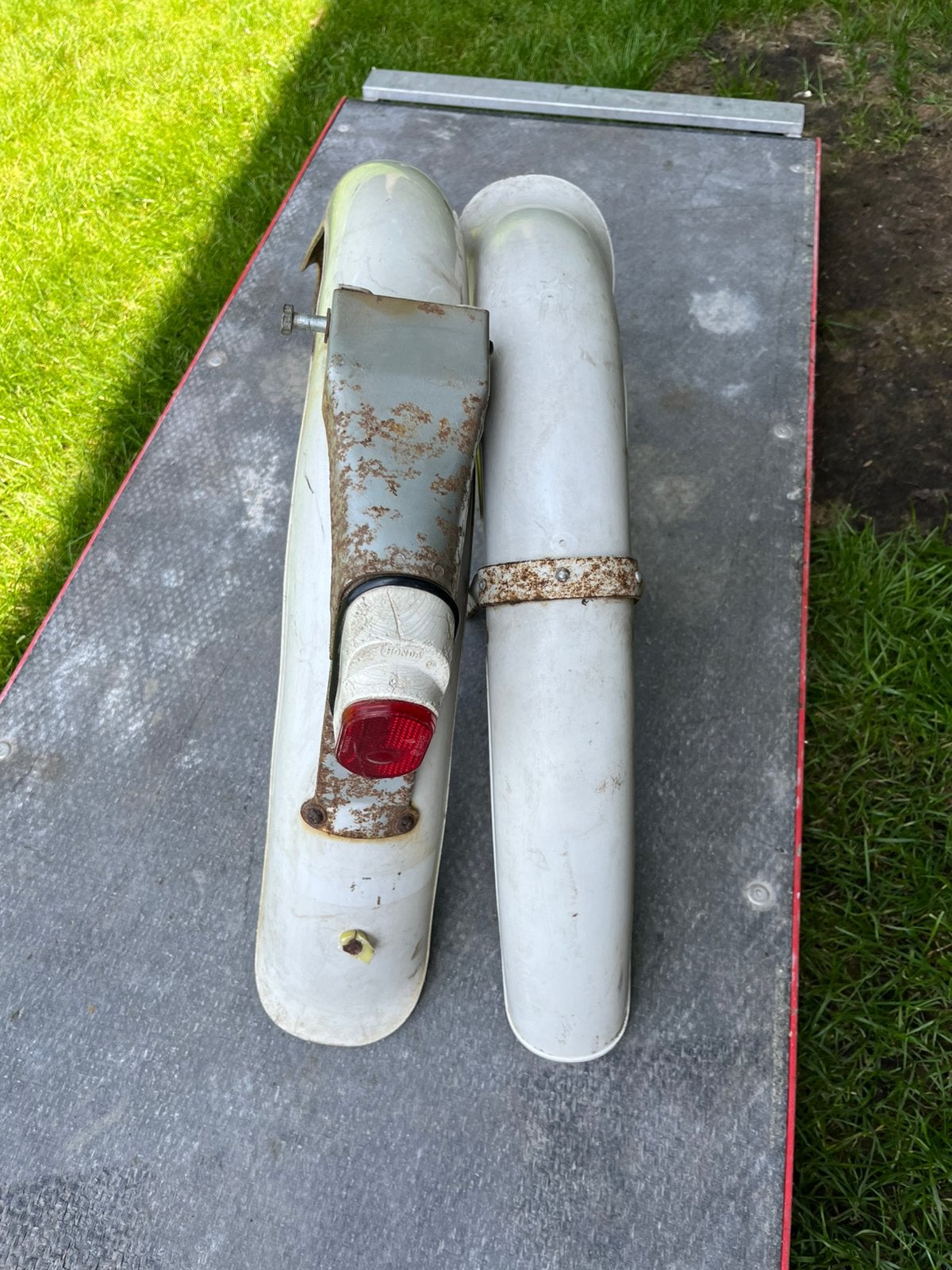 Set spatborden honda pc50, Ophalen of Verzenden, Zo goed als nieuw, Overige typen