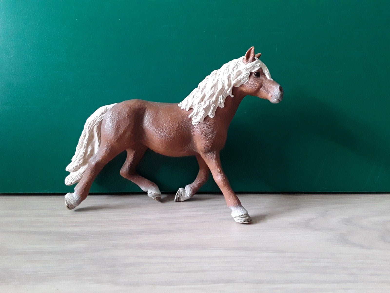 Schleich paarden Haflingers, Ophalen of Verzenden, Gebruikt, Paard, Beeldje of Figuurtje