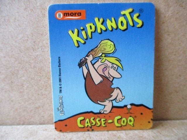 adv10689 flintstones barney plaatje, Ophalen, Overige figuren, Gebruikt, Overige typen