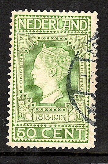 nvph 97 jubileumzegels 1913 gebruikt zie scan 524, Postzegels en Munten, Ophalen of Verzenden, T/m 1940, Gestempeld