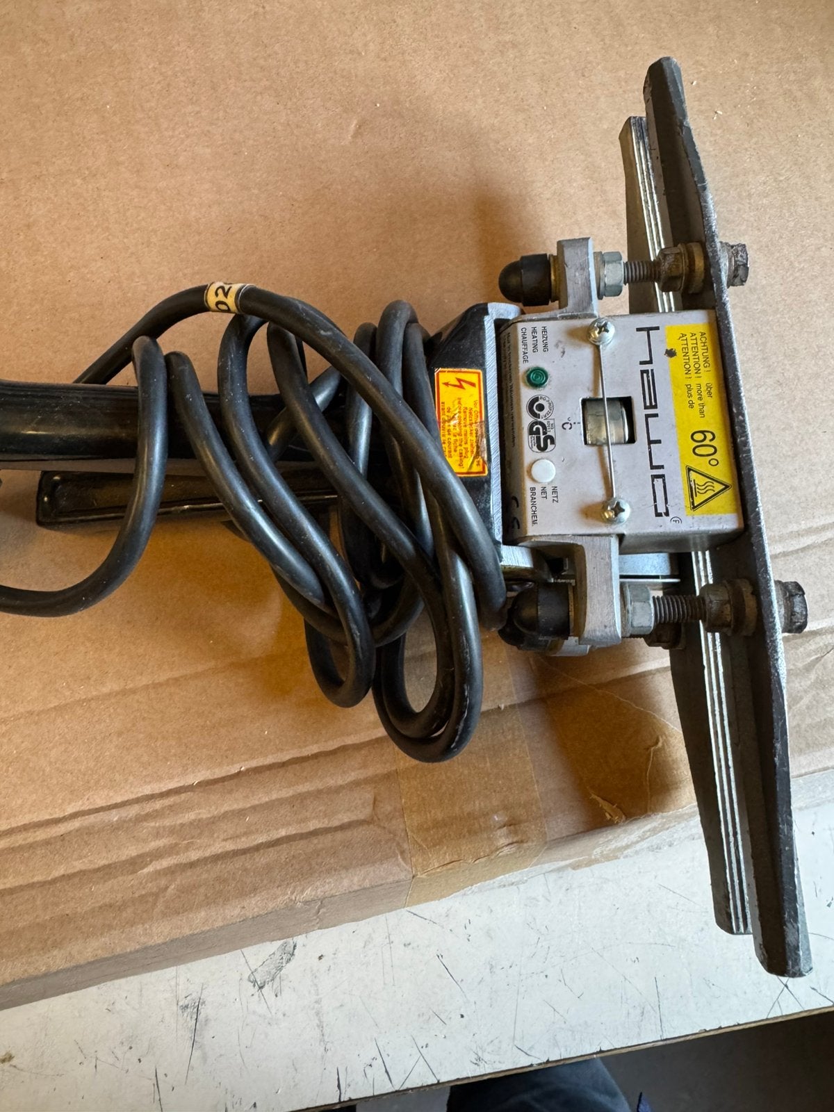 Sealapparaat merk Hawo, Ophalen of Verzenden, Gebruikt, Minder dan 700 watt, Haakse handslijpmachine