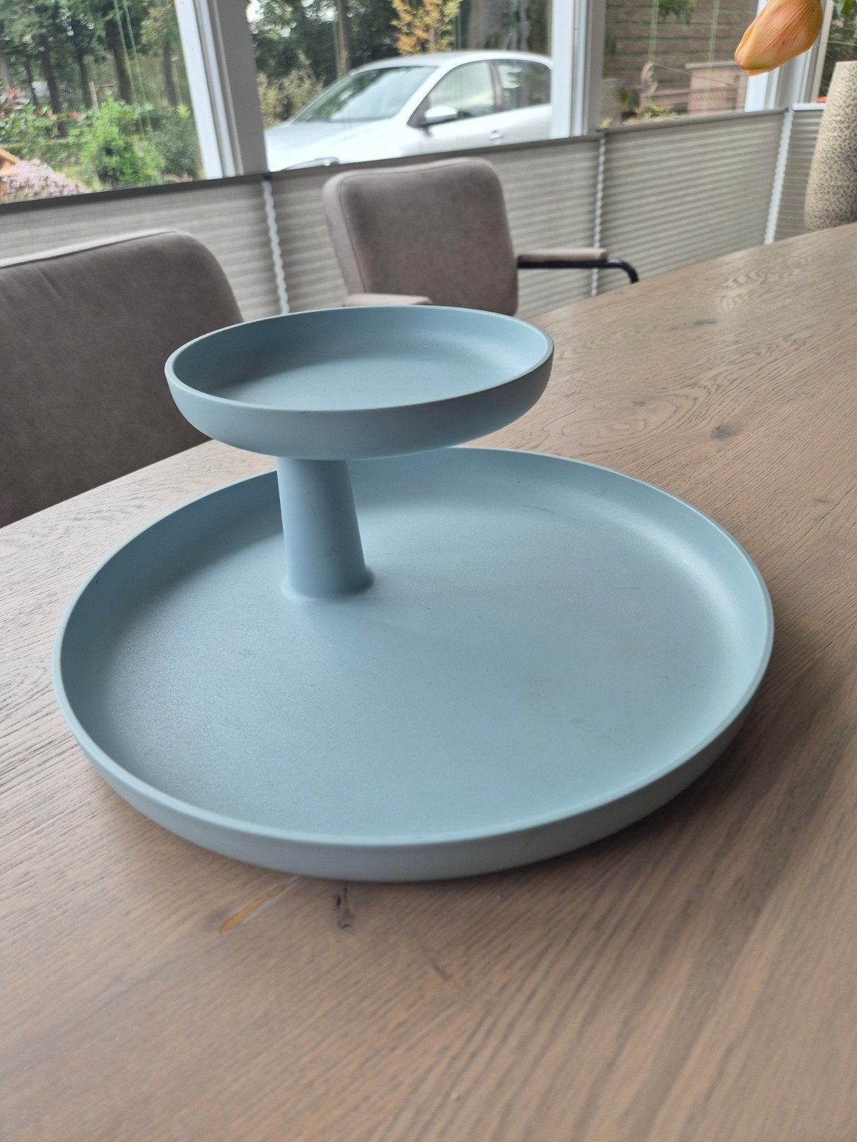 Vitra Rotary Tray opberger of fruitschaal - Lichtblauw, Huis en Inrichting, Blauw, Kunststof, Ophalen of Verzenden, Zo goed als nieuw