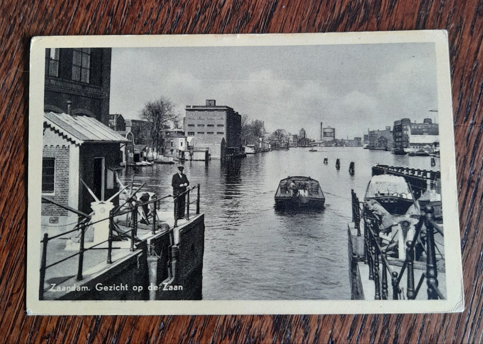 aanzichtkaarten zaandam, Ophalen of Verzenden, 1940 tot 1960, Gelopen, Noord-Holland