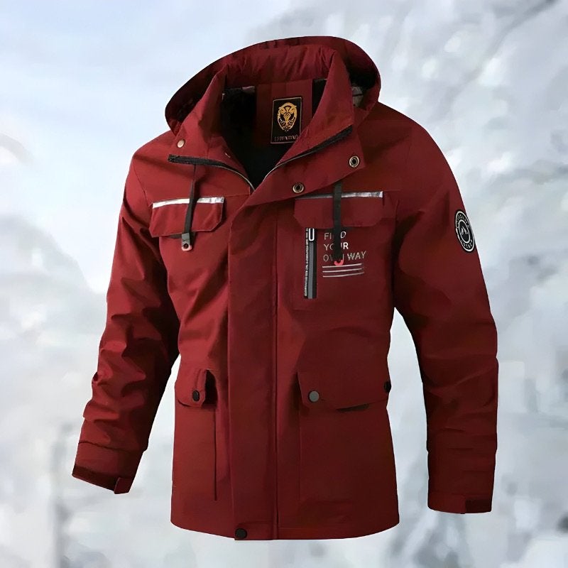 Nieuwe jas, 3xl, ENZO wind / regen bestendig bordeaux rood., Ophalen of Verzenden, Zo goed als nieuw, Overige maten, Rood
