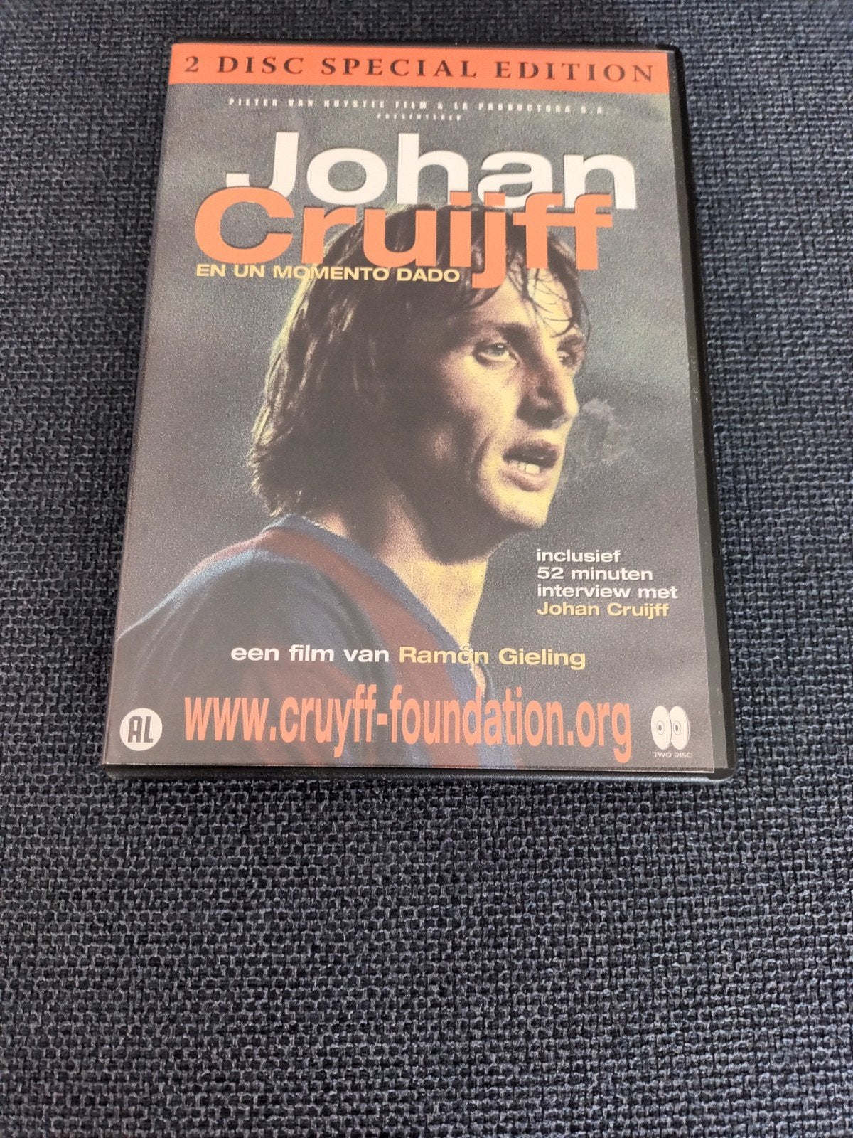 Johan Cruijff - 2 DISC SPECIAL EDITION - EN UN MOMENTO DADO, Ophalen of Verzenden, Zo goed als nieuw, Voetbal