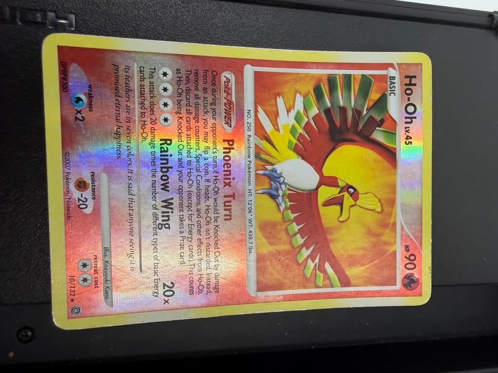 Ho-Oh lv.45 Pokemon kaart (2007), Ophalen of Verzenden, Gebruikt, Losse kaart