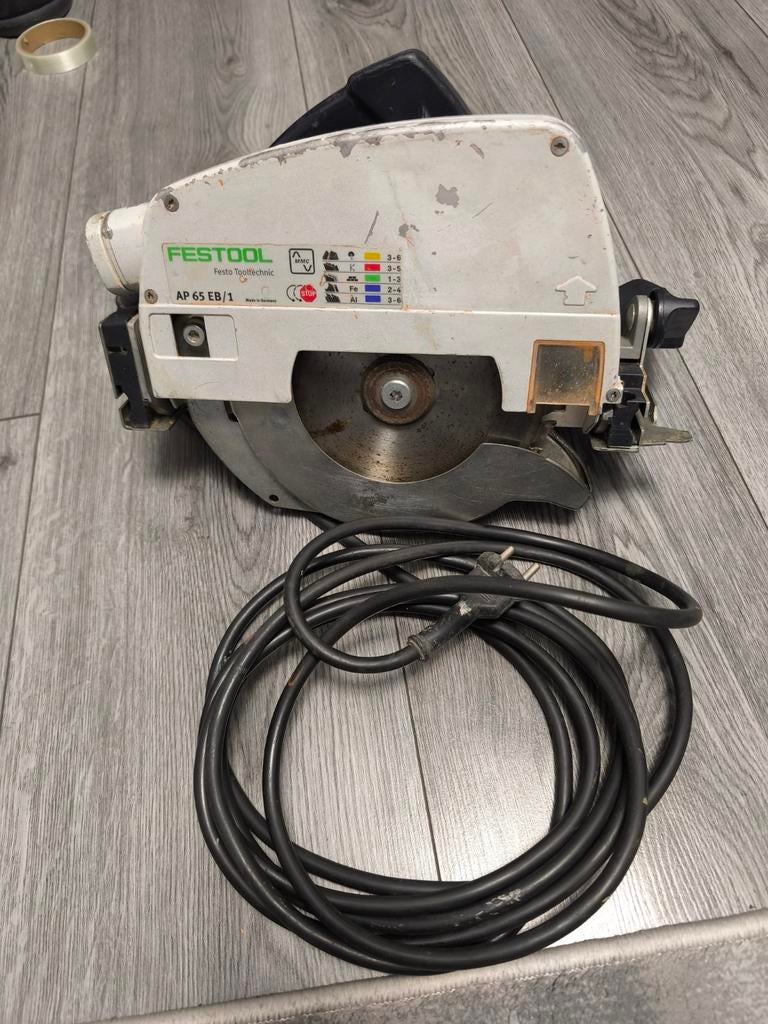 Festool Cirkelzaag AP 65 EB/1 - Krachtige Zaagmachine, Gebruikt, Cirkelzaag, 70 mm of meer, Ophalen of Verzenden