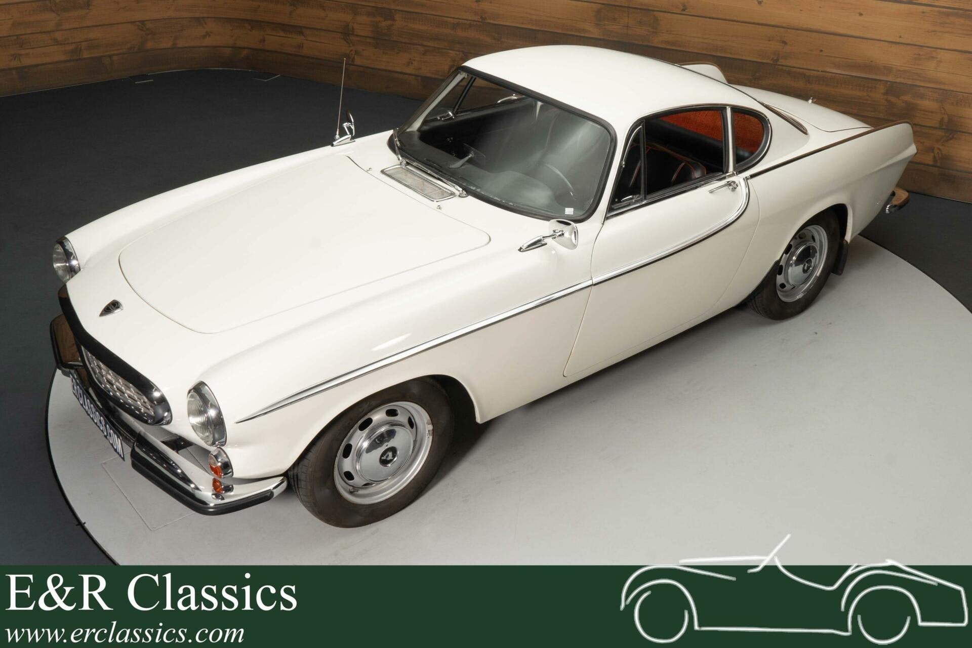 Volvo P1800 S | Gerestaureerd | Historie bekend | 1965, Auto's, Achterwielaandrijving, Zwart, 95 pk, 4 stoelen