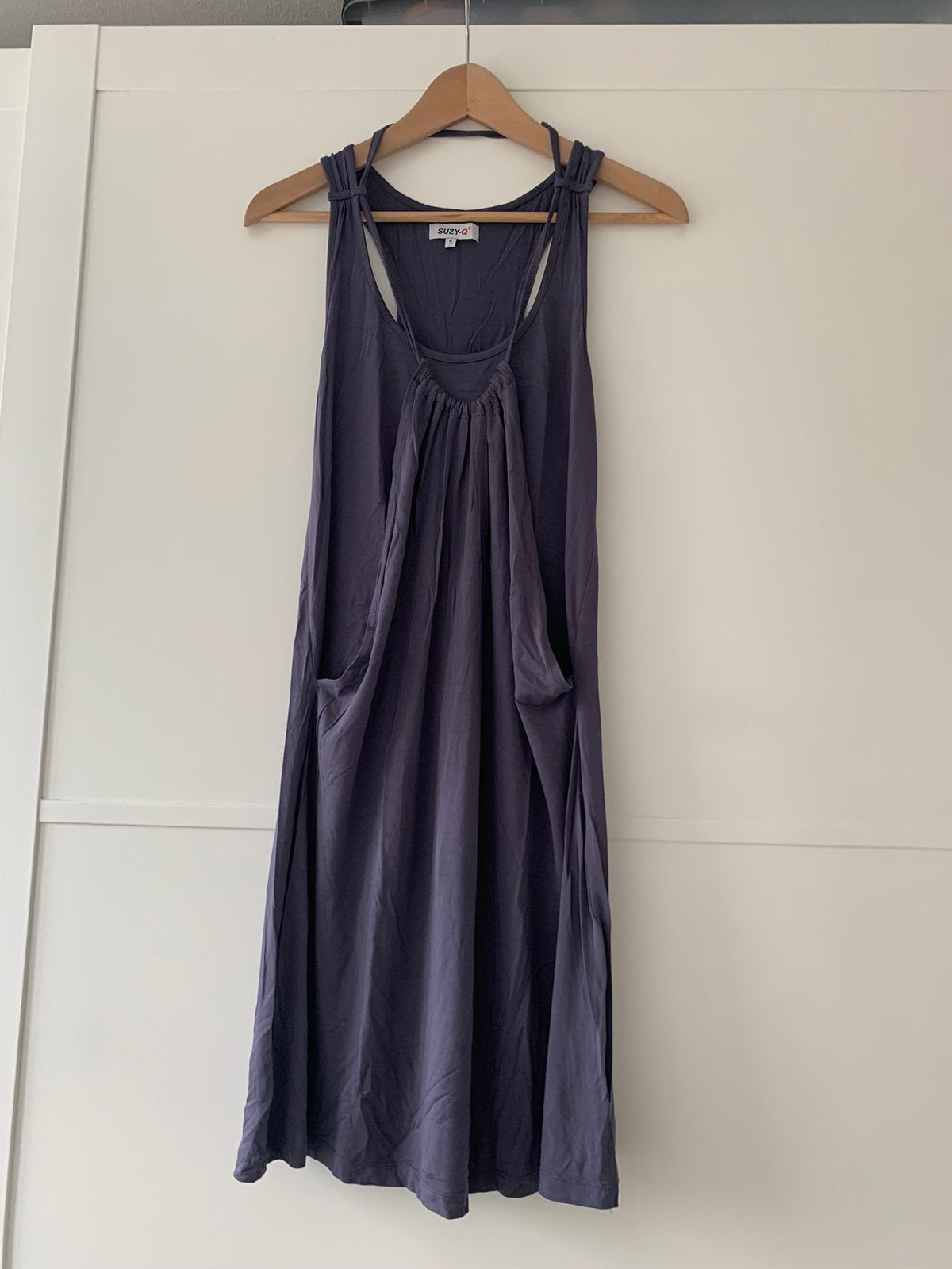 Paars/blauw damesjurkje. Maat S. Van suzy-q, Kleding | Dames, Ophalen of Verzenden, Zo goed als nieuw, Maat 38/40 (M), Blauw