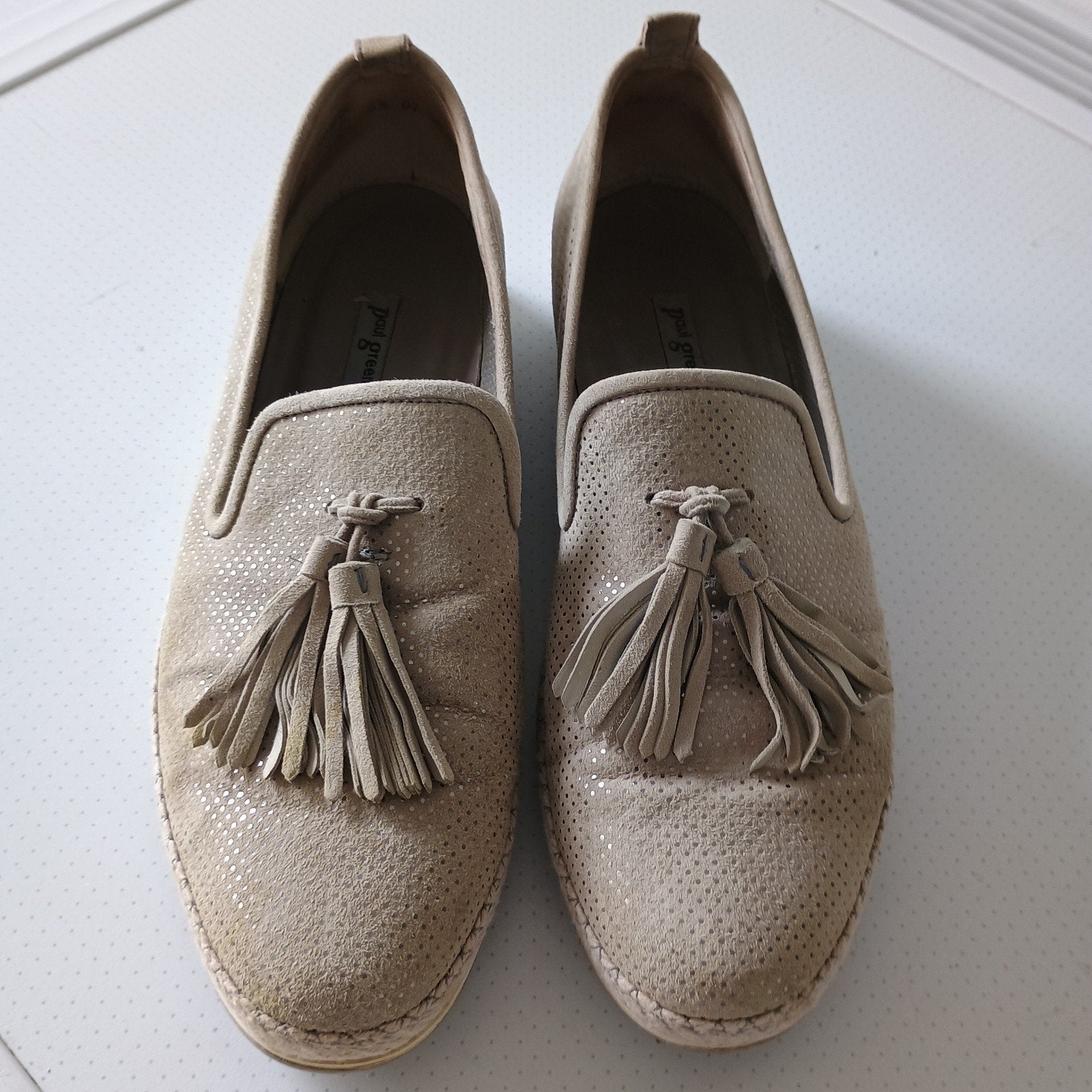 Paul Green leren loafers maat 6.5(39.5), Ophalen of Verzenden, Zo goed als nieuw, Zwart, Instappers