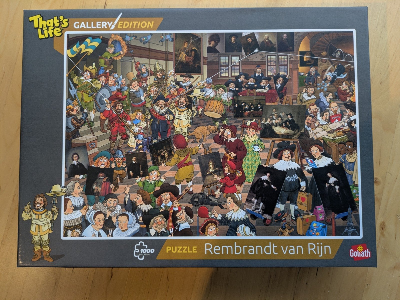puzzel Rembrandt van Rijn, Ophalen of Verzenden, 500 t/m 1500 stukjes, Zo goed als nieuw