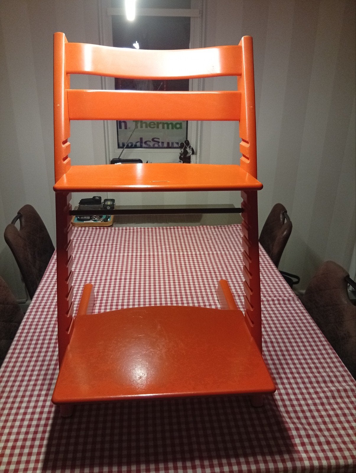 Stokke Tripp Trapp kinderstoel - Oranje (opknapper), Ophalen, Gebruikt, Meegroeistoel