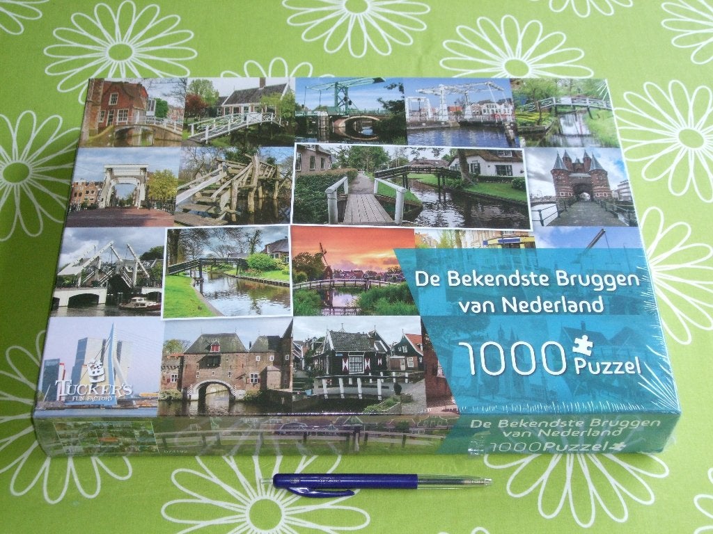 Nieuw in seal: De bekendste Bruggen van Nederland 1000 st, Hobby en Vrije tijd, Ophalen of Verzenden, 500 t/m 1500 stukjes, Nieuw