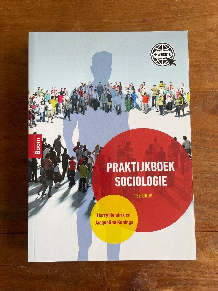 Praktijkboek sociologie, Boeken, Studieboeken en Cursussen, Boom, Zo goed als nieuw, Alpha, HBO