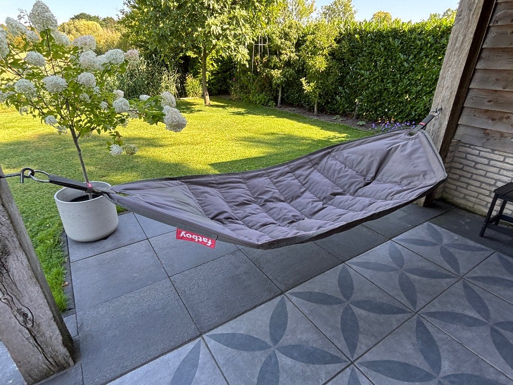 Fatboy Headdemock Hangmat+Pillow Grey Taupe Nieuwstaat, Ophalen of Verzenden, Zo goed als nieuw, Binnen