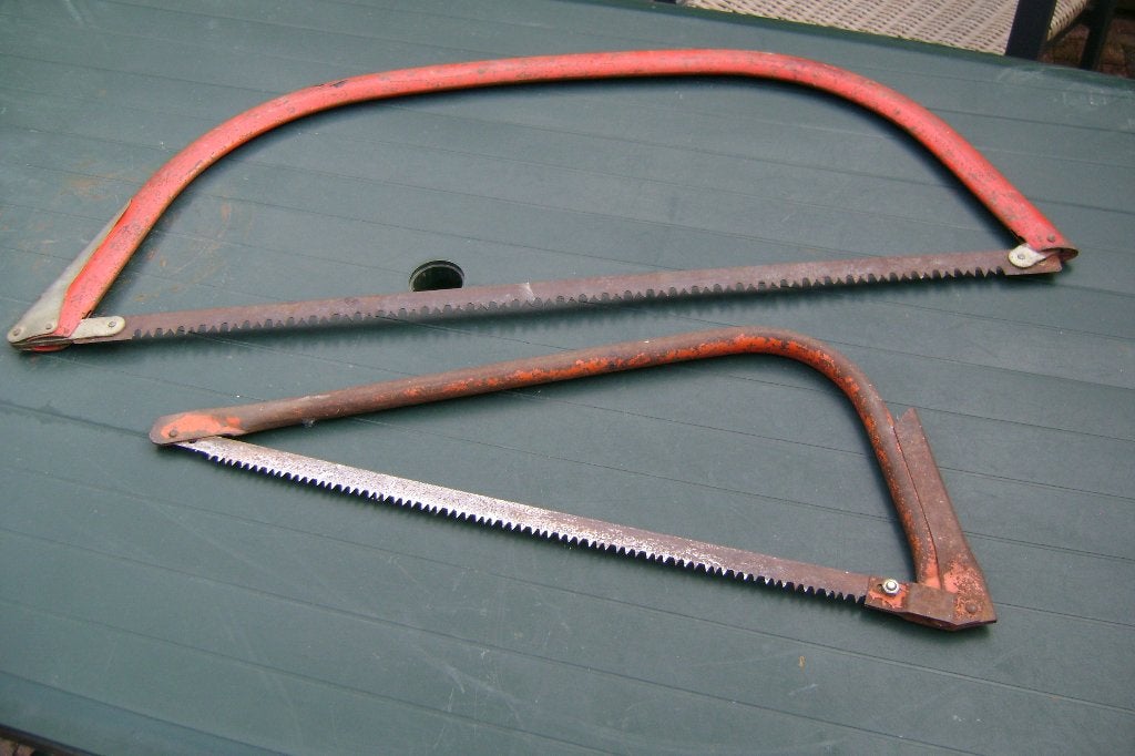 Span/beugelzagen, Ophalen, Gebruikt, Beugelzaag