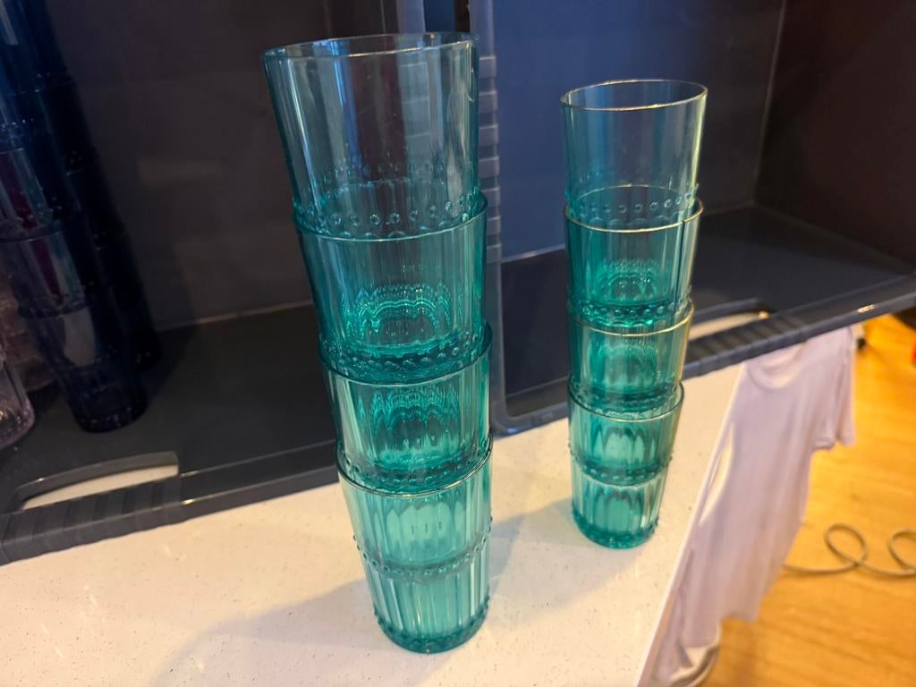 Glazen van het merk: Rice DK.  (adv nr: 26), Huis en Inrichting, Glas of Glazen, Gebruikt, Verzenden, Glas