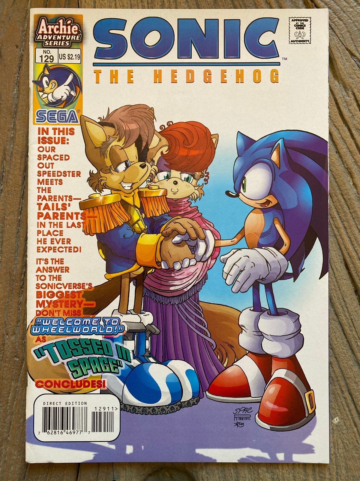 Sonic The Hedgehog #129 - Archie Adventure Series, Eén stripboek, Ophalen of Verzenden, Gelezen