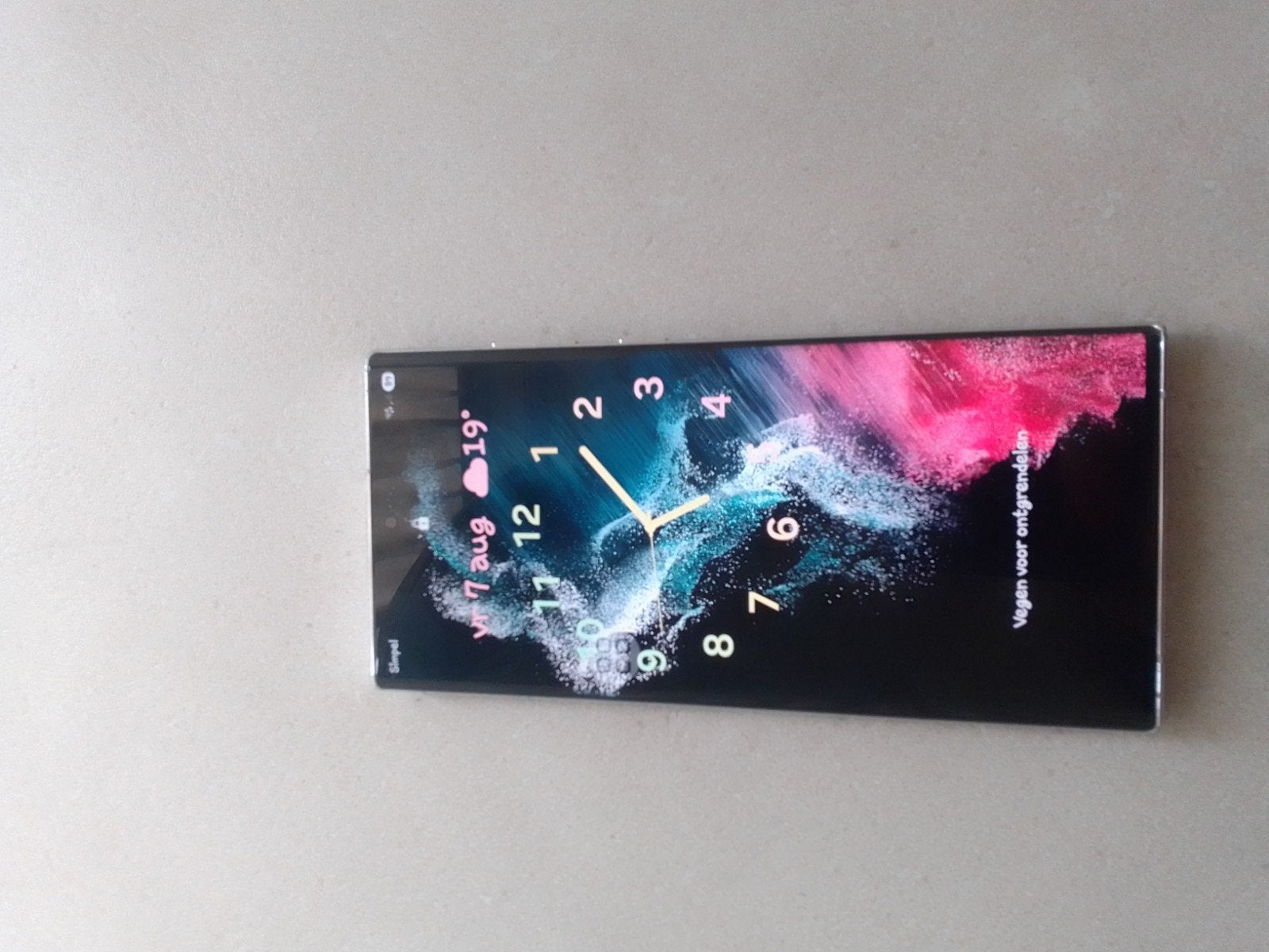 Samsung Galaxy S22 Ultra 256GB - Achterkant beschadigd, Telecommunicatie, Mobiele telefoons | Samsung, Ophalen of Verzenden