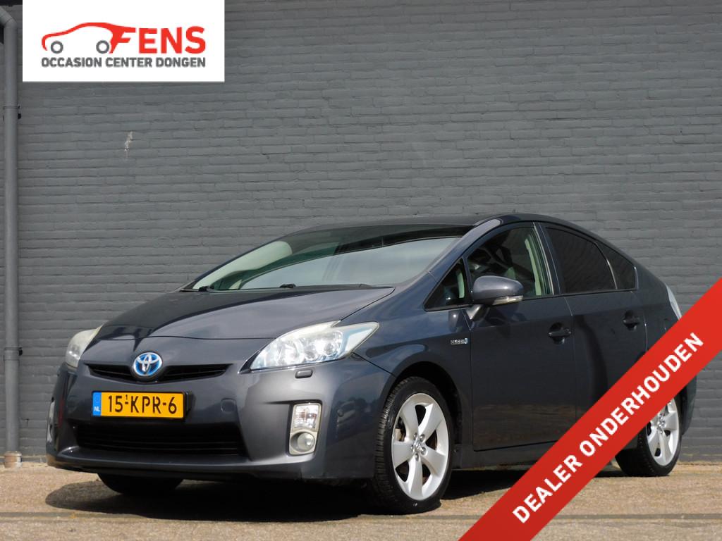 Toyota Prius 1.8 Dynamic CAMERA! NAVI! BLUETOOTH! CRUISE! CL, Stof, Gebruikt, Zwart, 4 cilinders