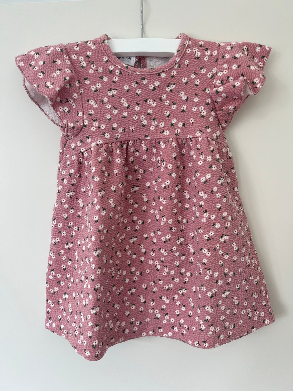Zara roze jurk met bloemetjes maat 86, Ophalen of Verzenden, Zo goed als nieuw, Meisje, Jurkje of Rokje