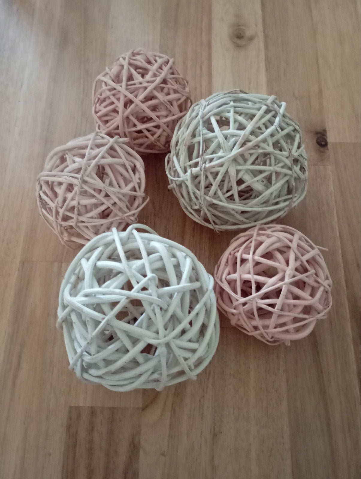 5 rotan ballen, Ophalen of Verzenden
