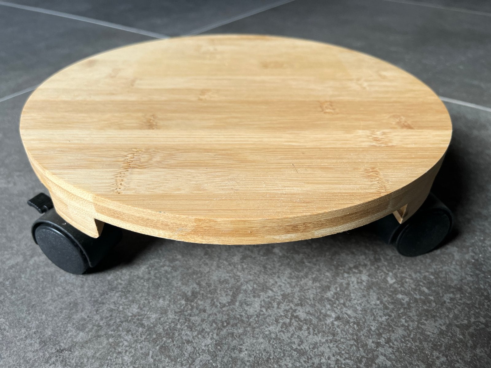 Ronde houten plantentrolley - 30 cm - nieuw, Ophalen, Nieuw