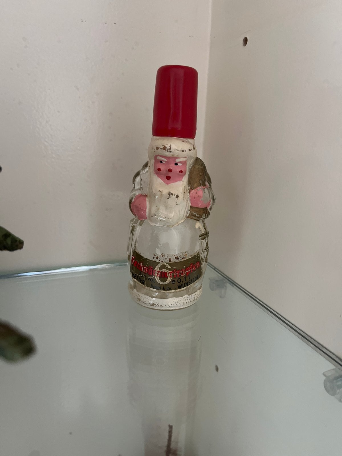 Vintage Duits likeurflesje, merk Sechsamtertropfen., Ophalen of Verzenden