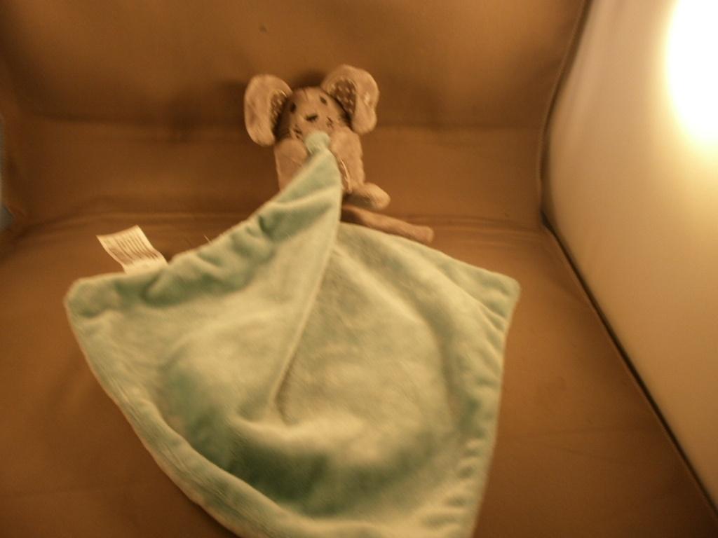 zeeman muis doek grijze muis en groene doek stippen op oren, Kinderen en Baby's, Speelgoed | Knuffels en Pluche, Muis, Overige merken