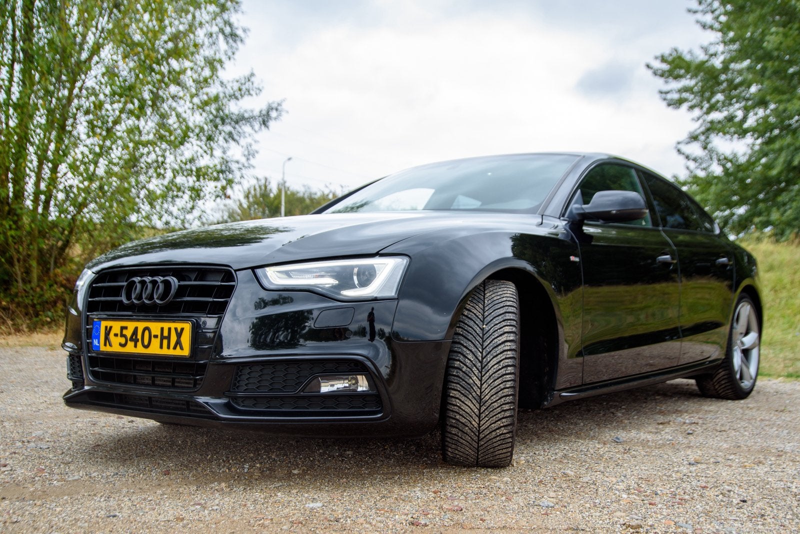 Audi A5 1.8 TfSI 177pk S-line, Auto's, Zwart, 4 cilinders, 4 stoelen, Leder en Stof