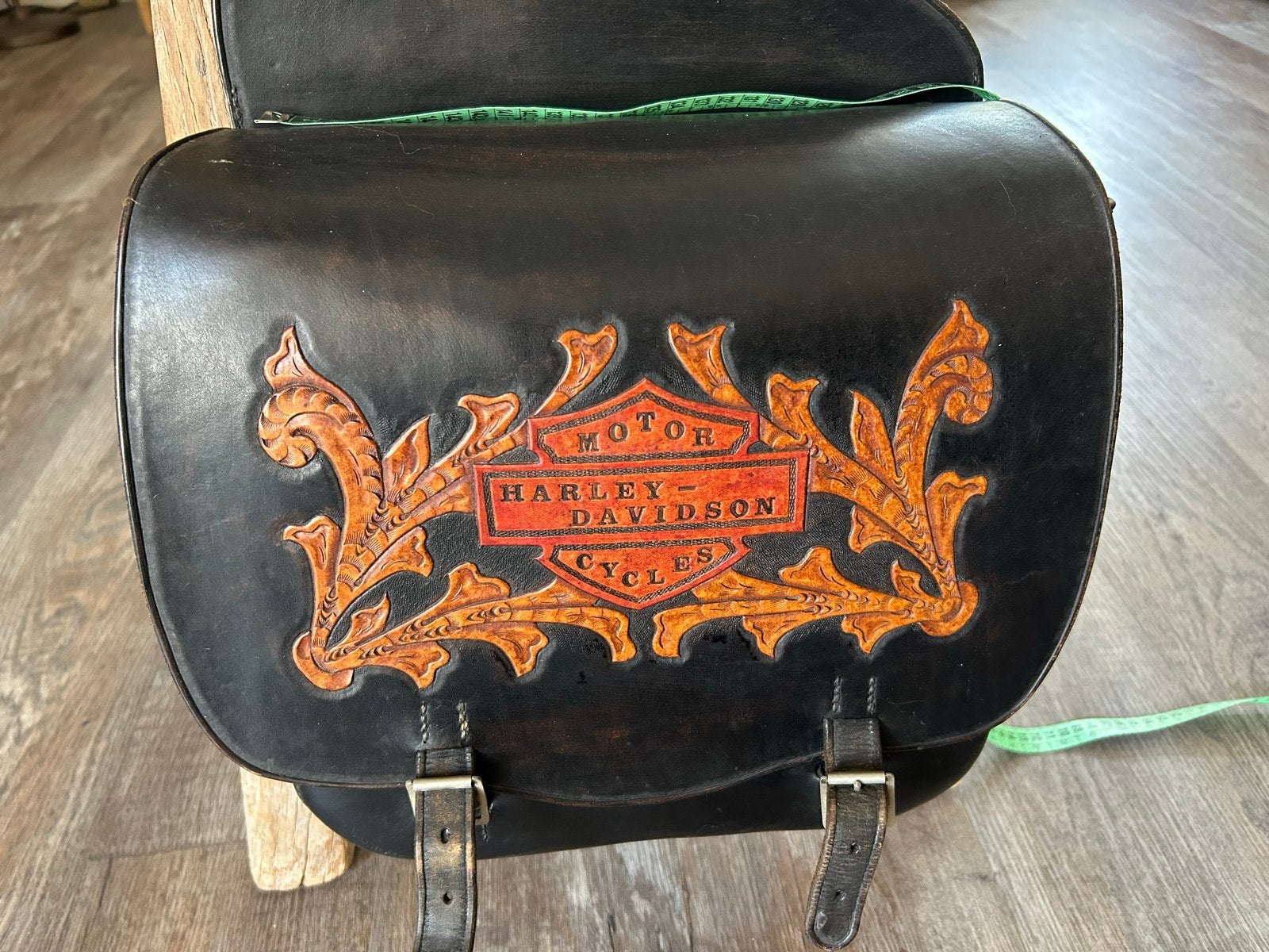 Handgemaakte Harley-Davidson Zadeltassen - Uniek Design, Ophalen of Verzenden, Gebruikt