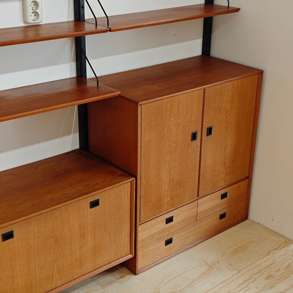 Vintage modulaire Topform wandkast / wandsysteem, Ophalen, Gebruikt, Onbekend, Onbekend
