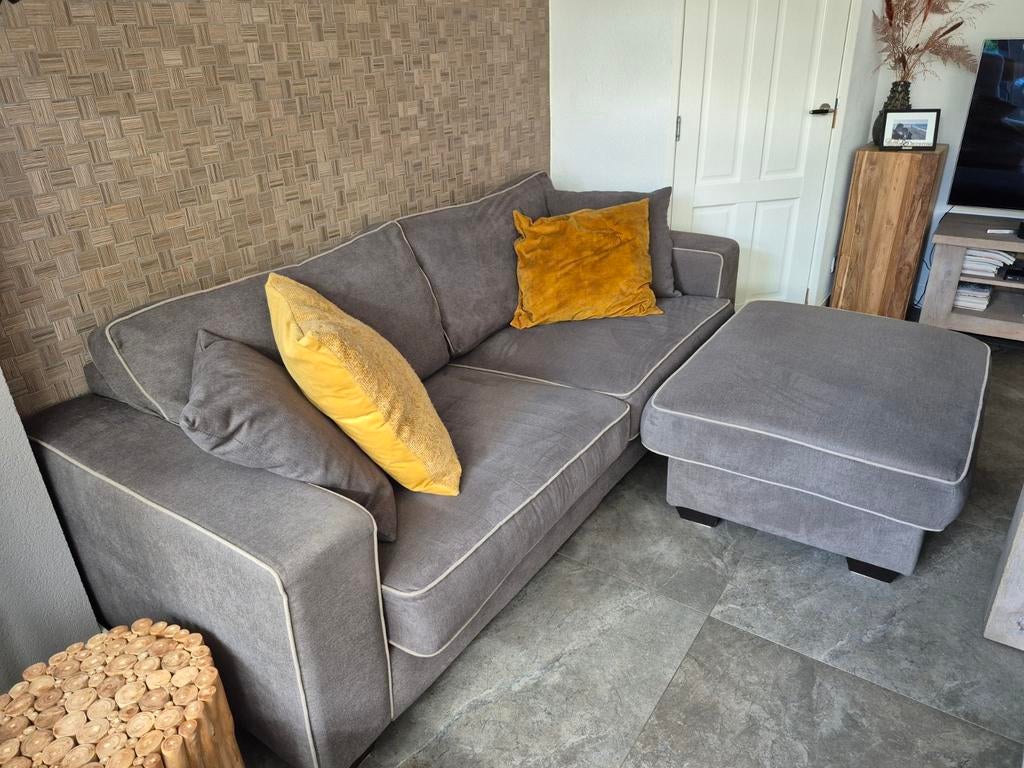 Complete Woonkamer Set: Bank, Eettafel, TV-meubel & Stoelen, Ophalen