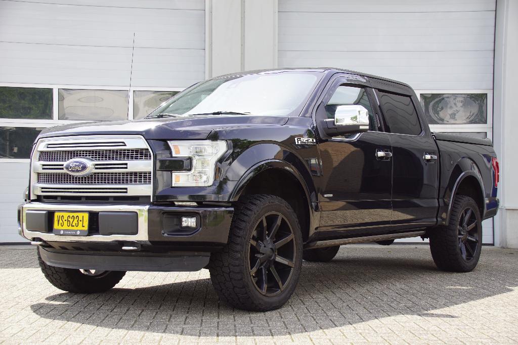Ford USA F150 3.5 V6 Turbo - LIFT KIT - 22 INCH VELGEN - VOL, Auto's, Bestelauto's, Lichtsensor, Zwart, Vierwielaandrijving, Particulier