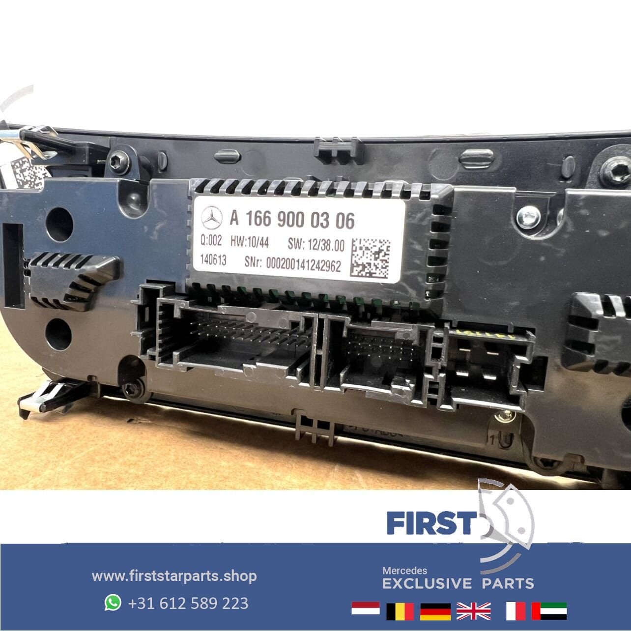 A1669000306 Mercedes CLIMATE CONTROL SCHAKELAAR W166 GLE X16, Auto-onderdelen, Gebruikt, -, Ophalen of Verzenden, -