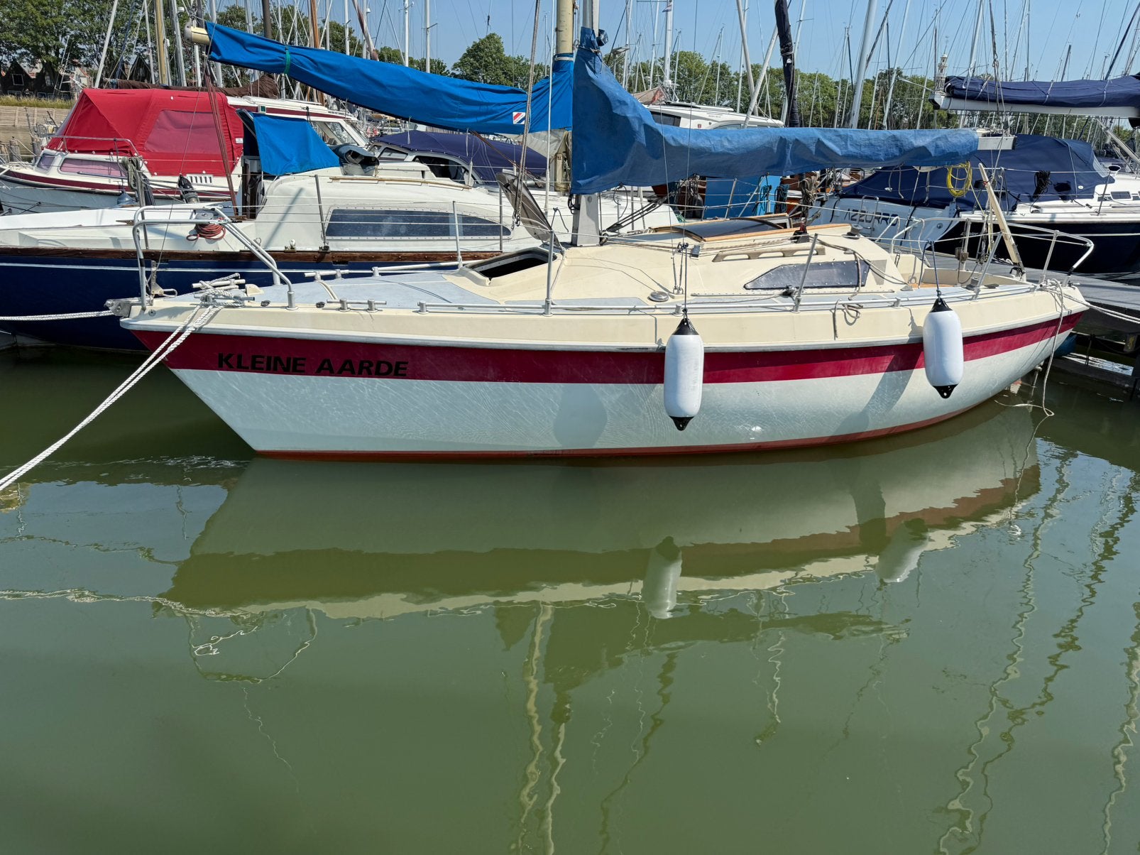 Mooie Etap 23 hefkiel zeil kajuit boot - vaar klaar!, Ophalen, 8 pk, Gebruikt, Tourjacht of cruiser