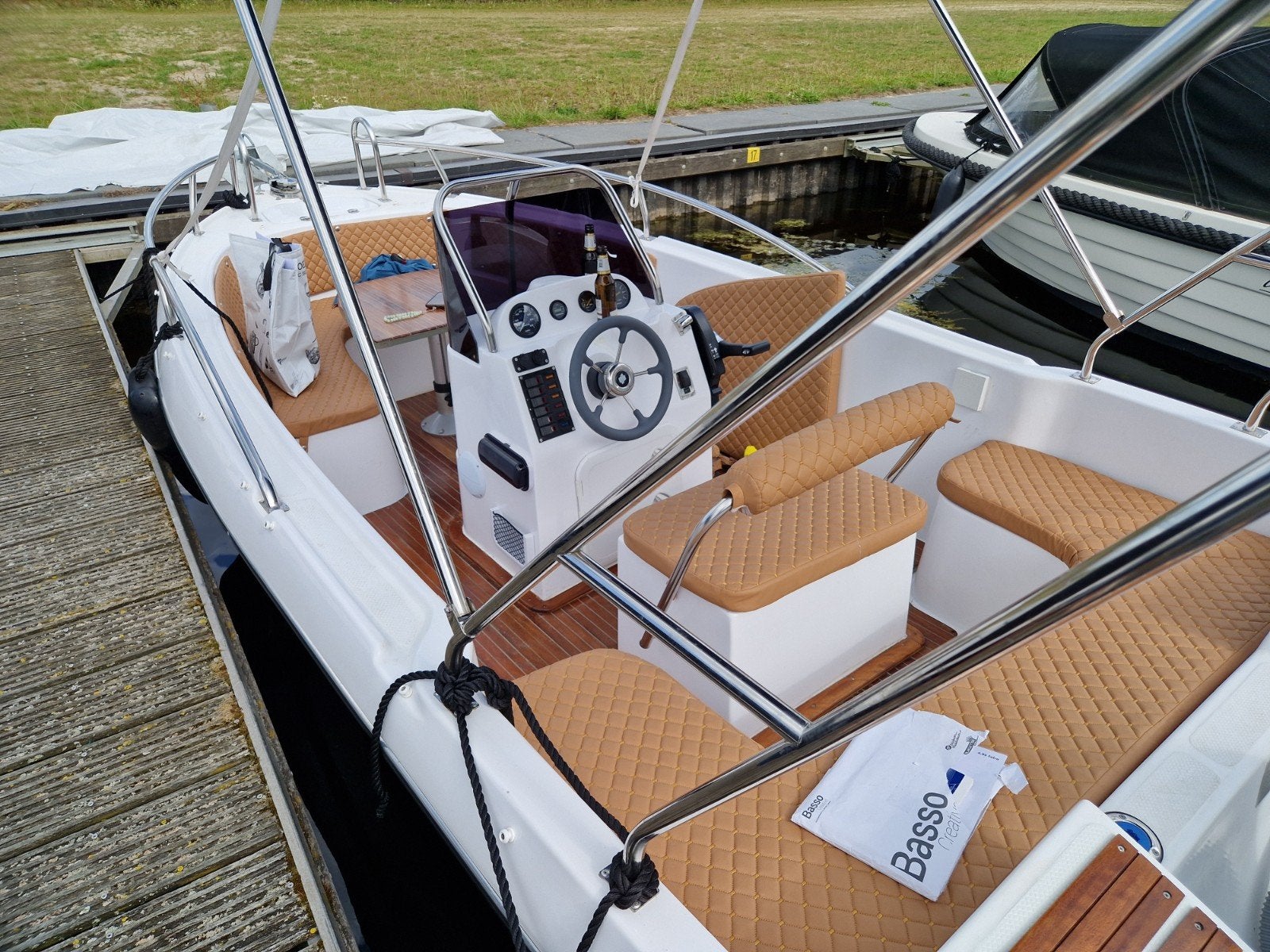 Consoleboot met trailer en Honda 50pk 4-takt, Watersport en Boten, Ophalen, Gebruikt, Viertaktmotor, 30 tot 50 pk
