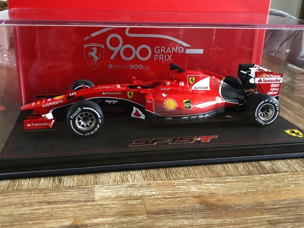 Sebastian Vettel Ferrari 900 GP BBR 1:18, Ophalen, Zo goed als nieuw, Auto, Overige merken