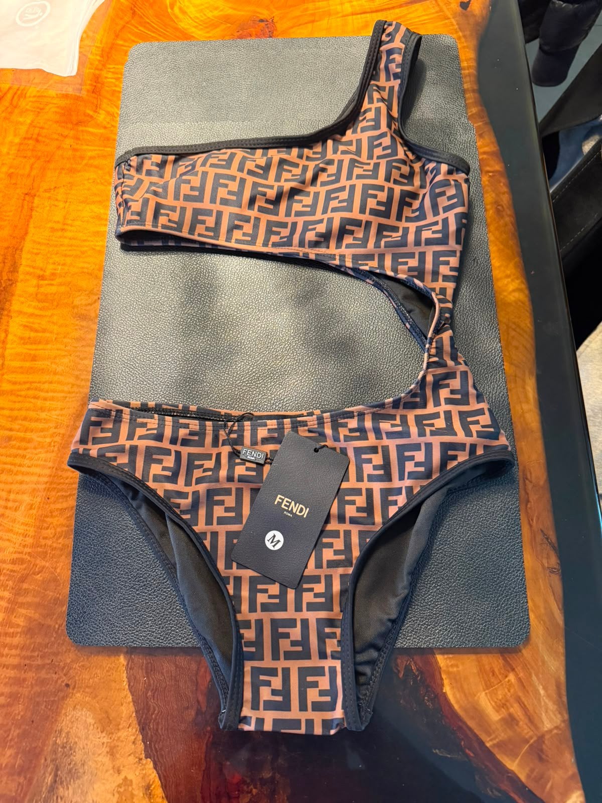 Dames badpak, Kleding | Dames, Badmode en Zwemkleding, Ophalen, Nieuw, Bruin, Badpak