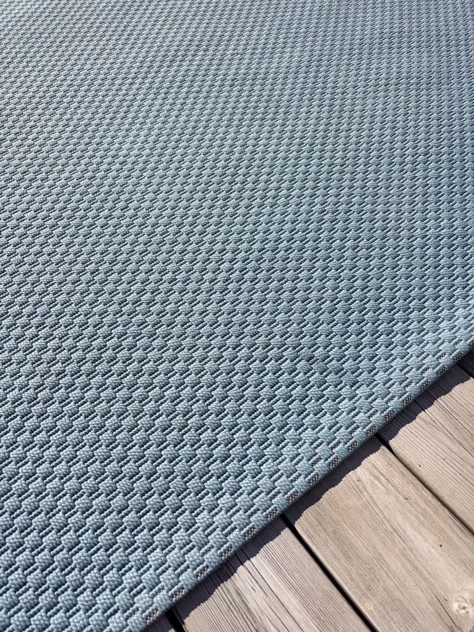 IKEA Morum Vloerkleed - Binnen/Buiten - 200x300, Ophalen, Blauw, 150 tot 200 cm, 200 cm of meer
