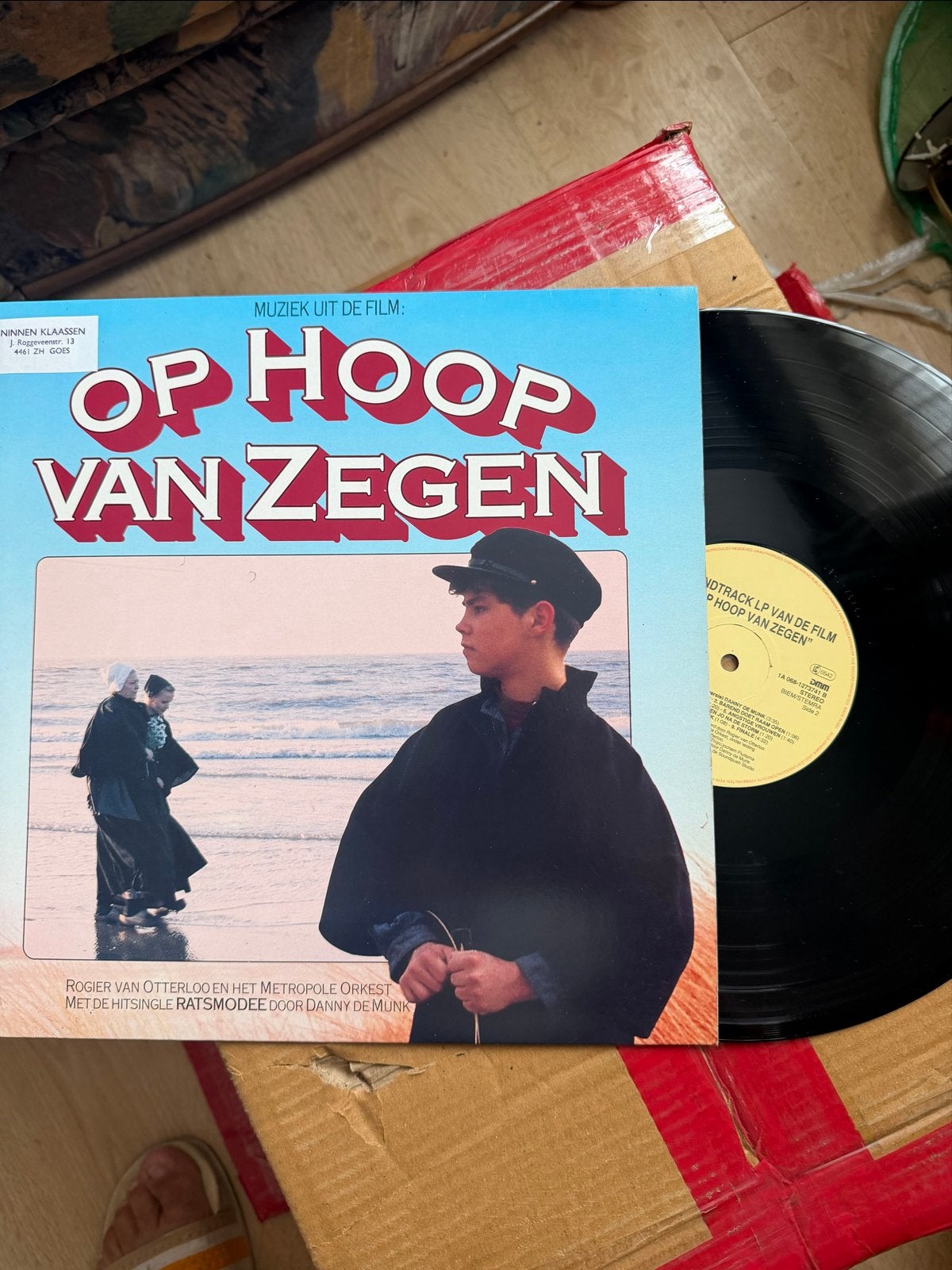 Op Hoop Van Zegen Soundtrack LP - Rogier van Otterloo, LP, Film en Theater, Gebruikt, Ophalen of Verzenden