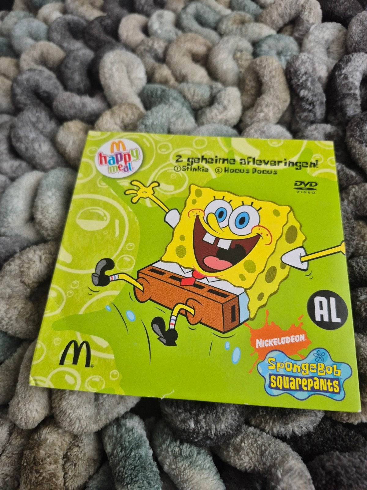 SpongeBob SquarePants Happy Meal DVD  2 Geheime Afleveringen, Gebruikt, Animatie, Alle leeftijden, Tv-serie