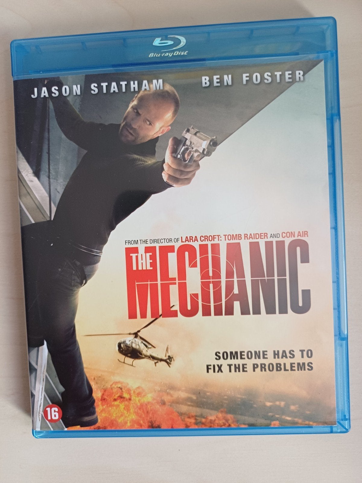 The Mechanic Blu-ray - Actie met Jason Statham, Cd's en Dvd's, Blu-ray, Ophalen of Verzenden, Zo goed als nieuw, Actie