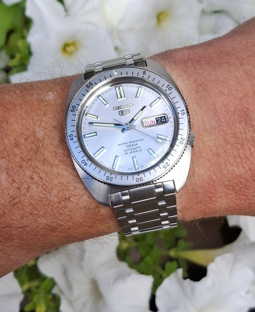 Seiko 5 Gene Kranz SRPL91, Ophalen of Verzenden, Zo goed als nieuw