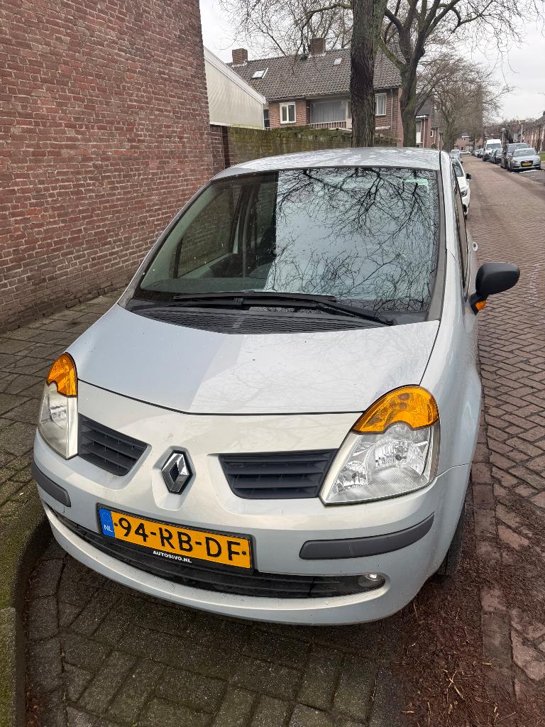 Renault Modus 1.4 16V Autbas E3 2005 Grijs, Auto's, Renault, Particulier, Modus, Benzine, C, MPV, Handgeschakeld, Origineel Nederlands
