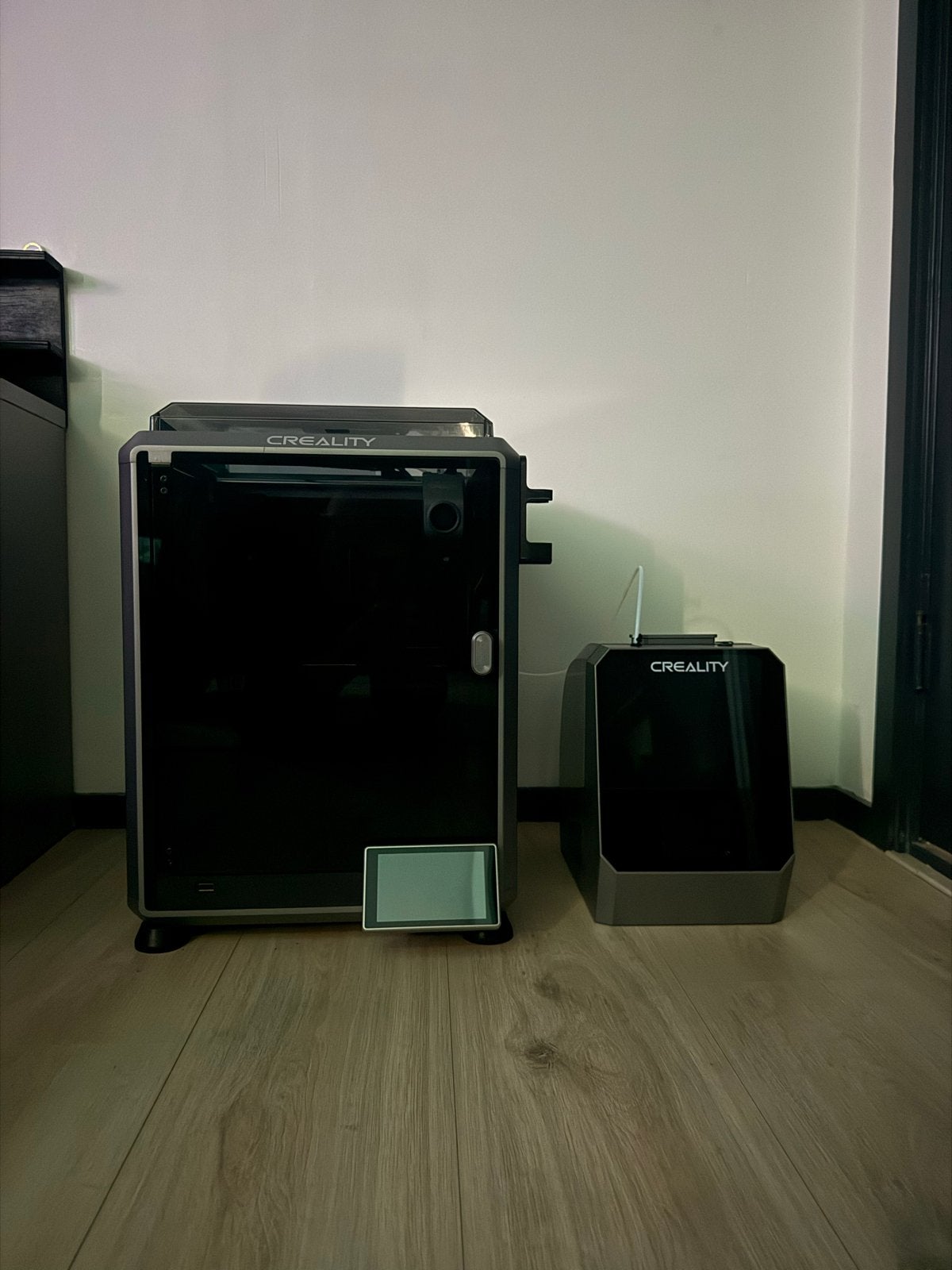 Creality K1C 3D-printer met Creality Dry Box, Ingebouwde Wi-Fi, Ophalen of Verzenden, Zo goed als nieuw, Filament