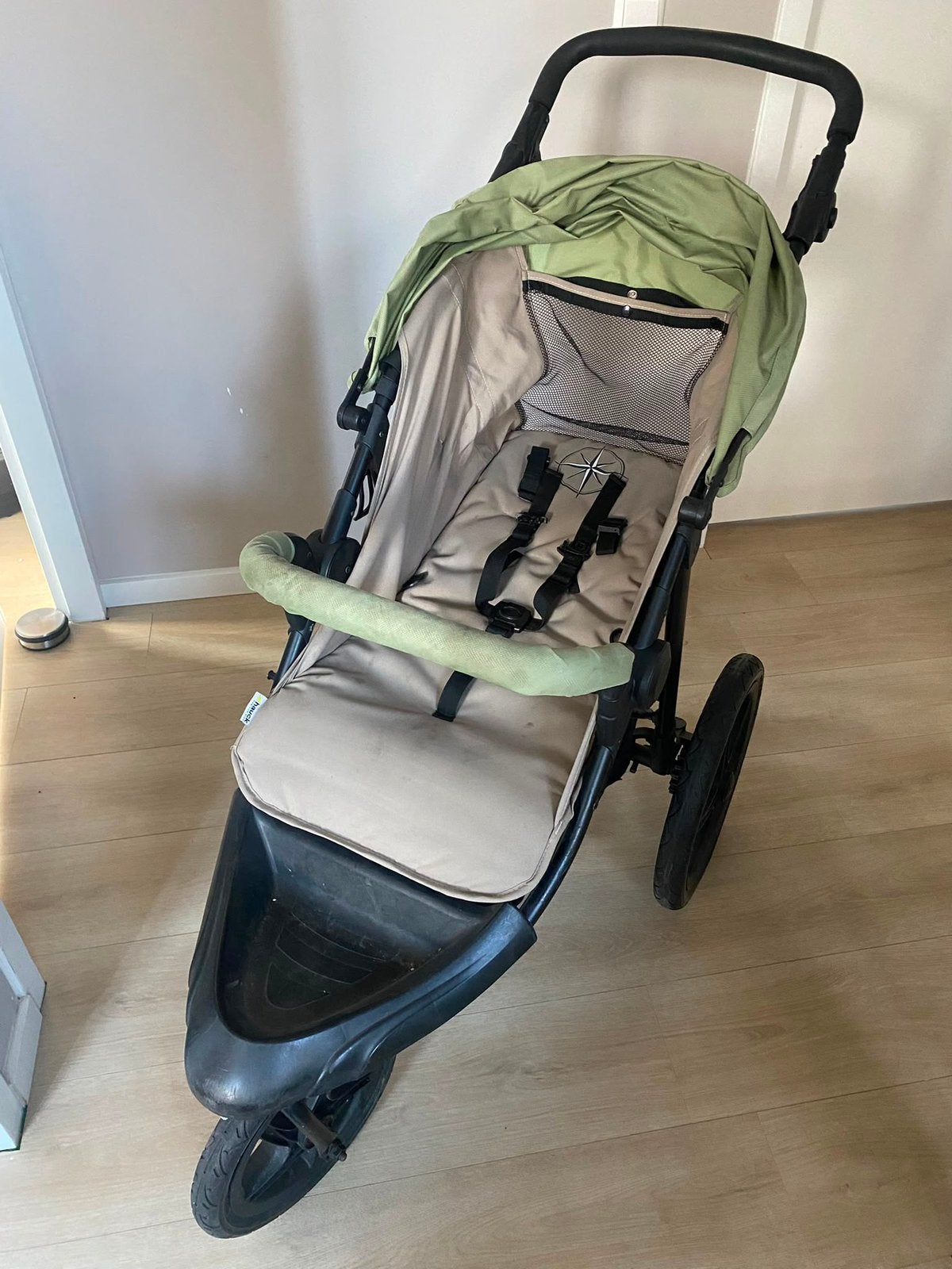 3-wiel kinderwagen /hardlopen – compleet met zonnekap, Ophalen, Zo goed als nieuw, Zonnekap