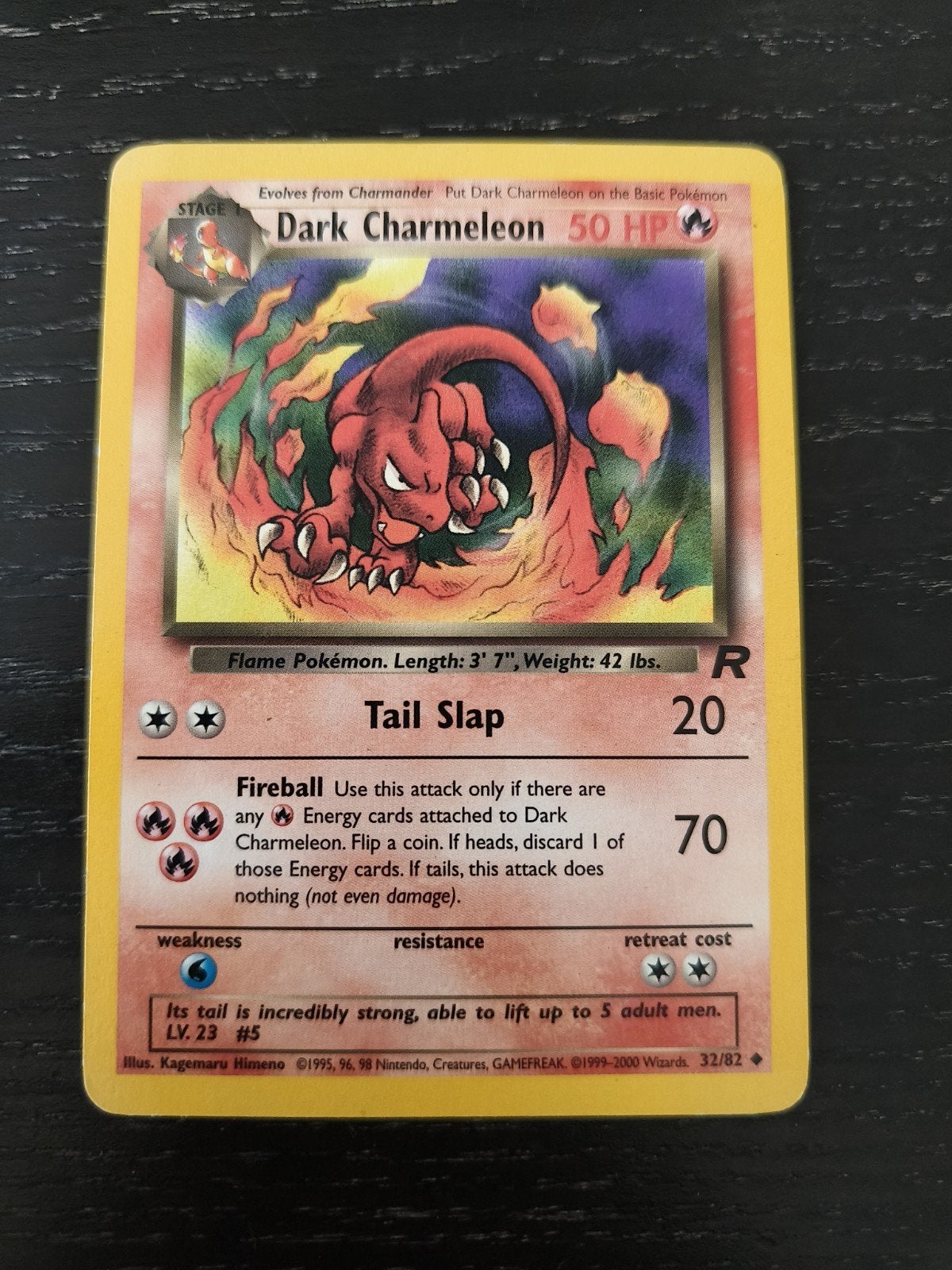 Pokémon Dark Charmeleon 50 HP - Zeldzame kaart, Hobby en Vrije tijd, Verzamelkaartspellen | Pokémon, Ophalen of Verzenden, Gebruikt
