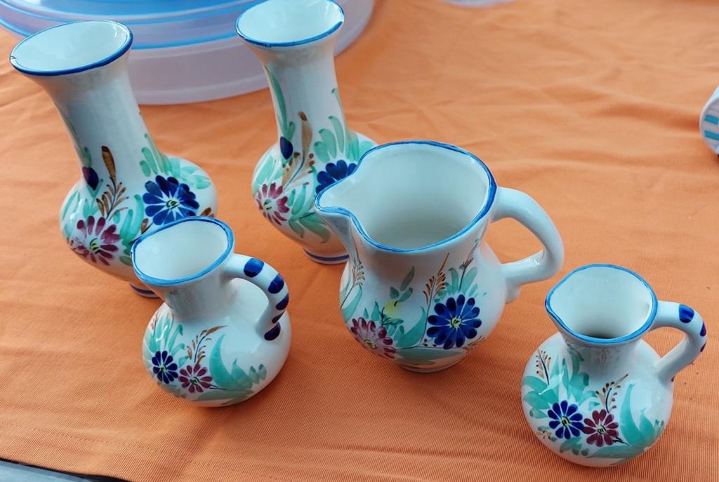 Set van sierlijke schenkkannen, Antiek en Kunst, Ophalen of Verzenden
