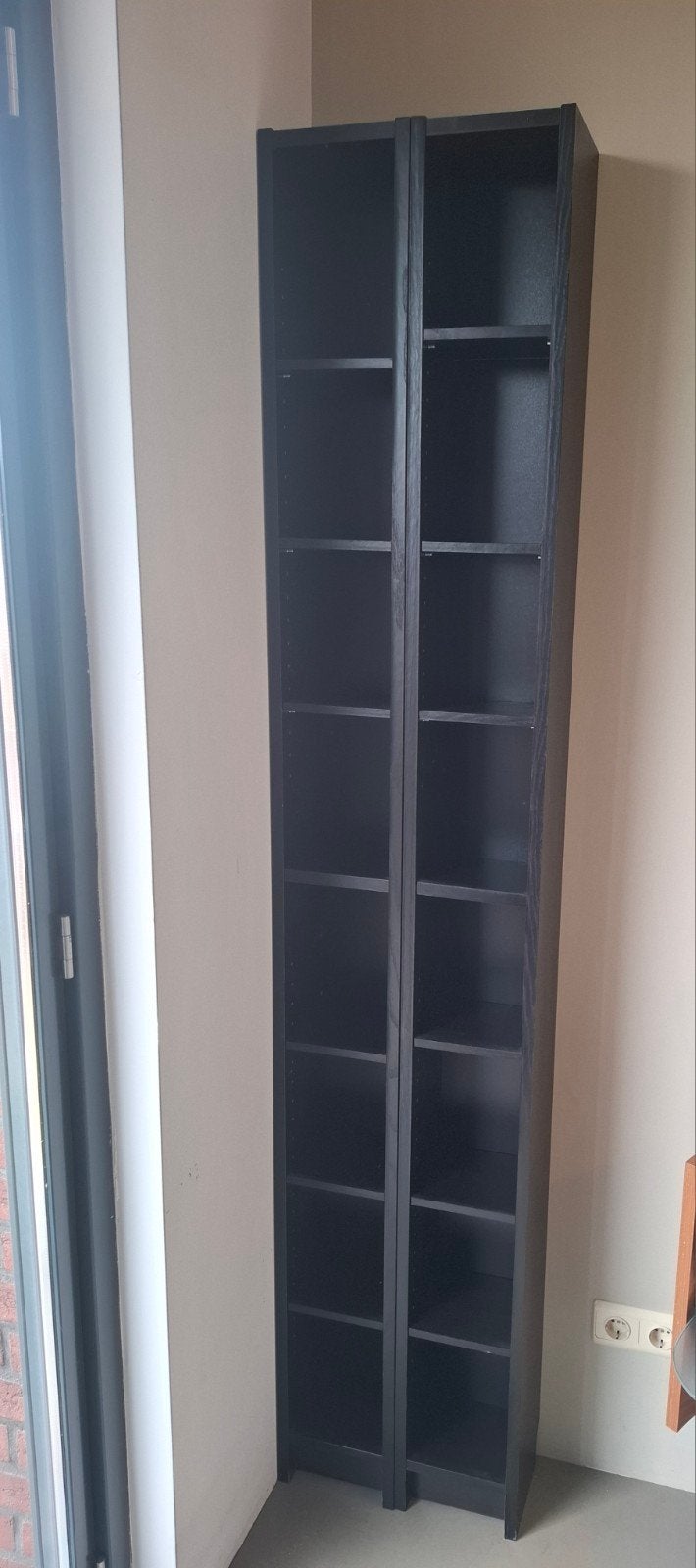 2 CD/DVD Kast zwart IKEA serie BILLY, Ophalen, 150 discs of meer, Zo goed als nieuw, Hout